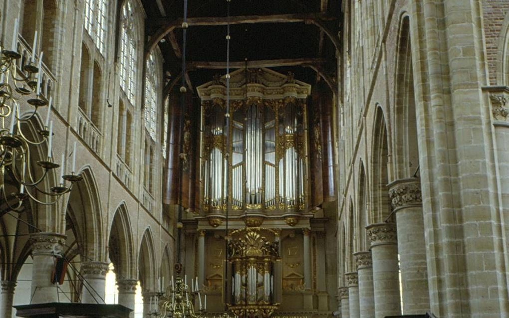 Het orgel in de Laurenskerk in Alkmaar. Beeld Wikimedia, Riccardo Nicola