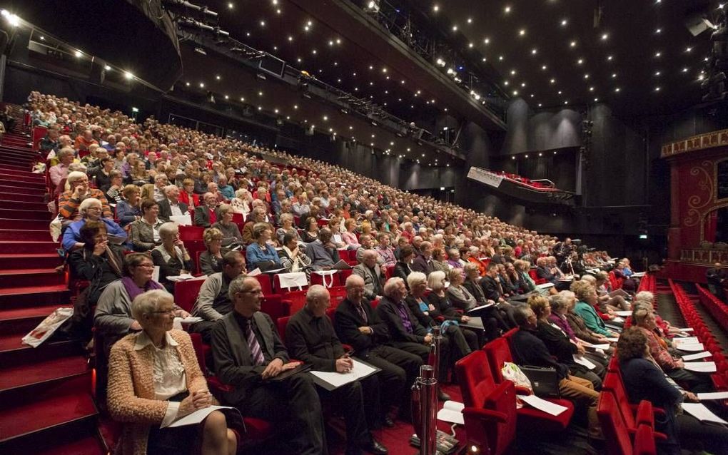 In de Jaarbeurs te Utrecht vond zaterdag de Landelijke Diaconale Dag van de Protestantse Kerk plaats. De dag, met als thema ”Waar liefde, hoop en recht samenkomen”, trok zo’n 900 bezoekers. beeld Erik Kottier