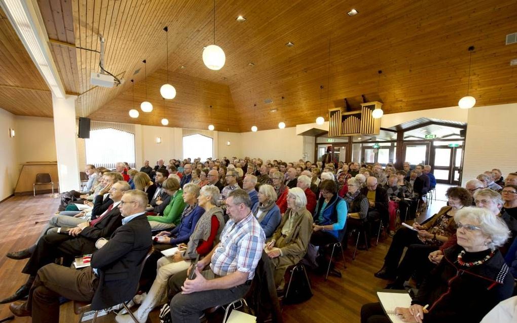 Studiedag van Het Zoeklicht, zaterdag in de Brandpunt Kapel in Doorn. beeld William Hoogteyling