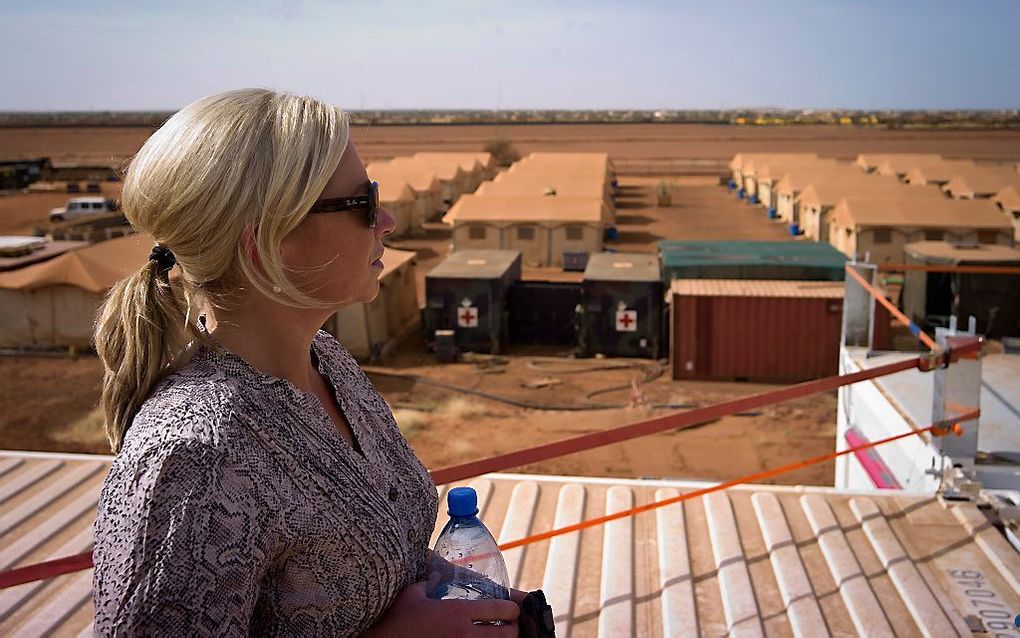 Minister Hennis op bezoek in Mali. Beeld ANP