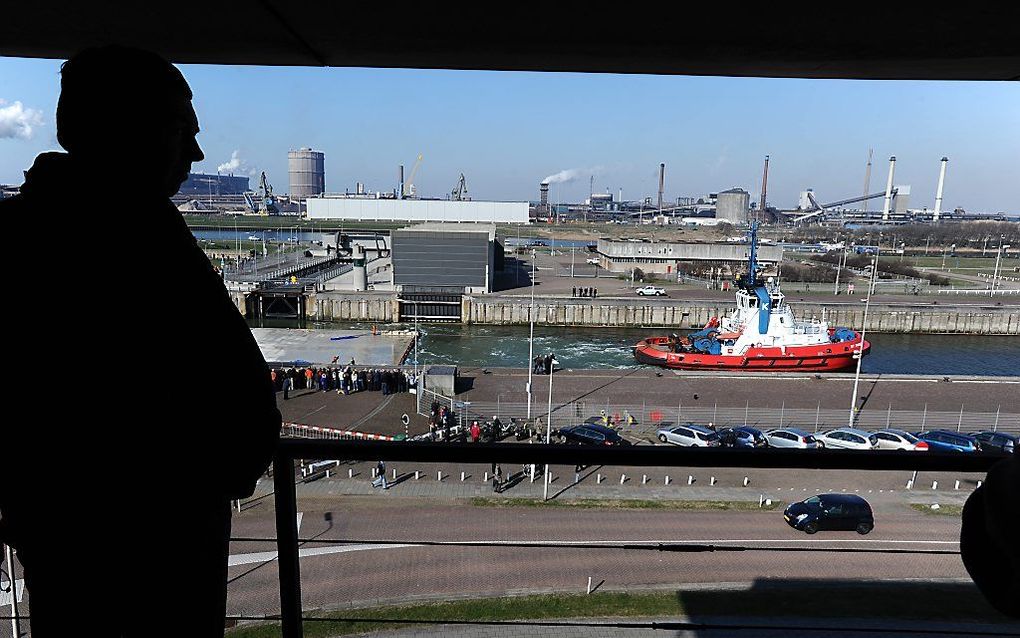 De Noordersluis bij IJmuiden. Beeld ANP