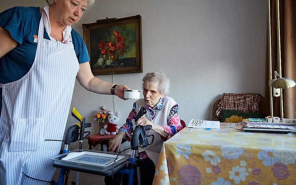 Een nieuw zorgmodel komt bewoners zorgcentra ten goede. beel ANP