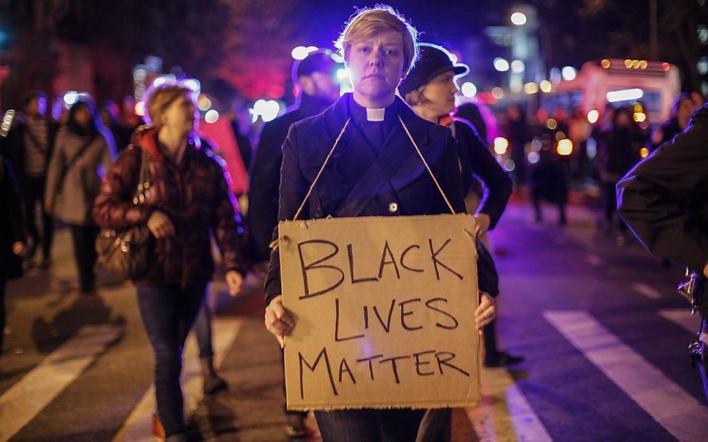 Protest in New York. Beeld AFP