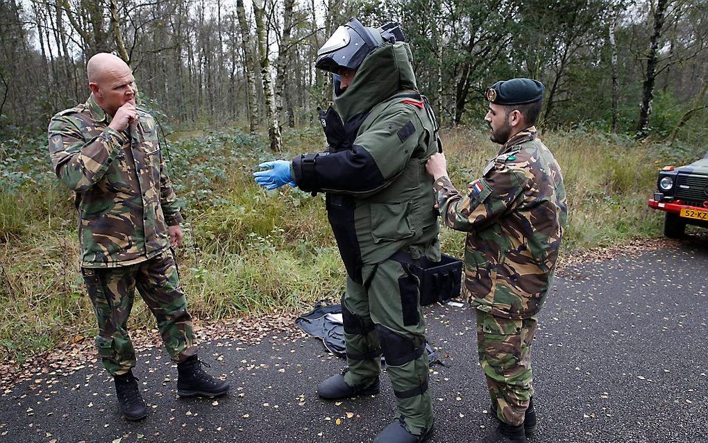 Archieffoto van leden van de EOD. beeld ANP