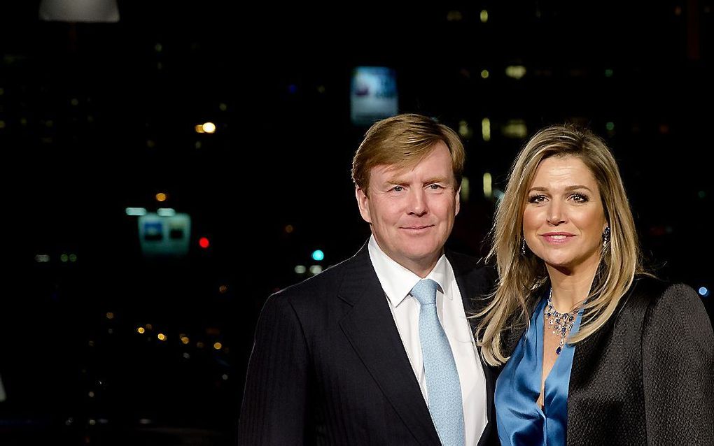 Koning Willem-Alexander en koningin Maxima.     Beeld ANP