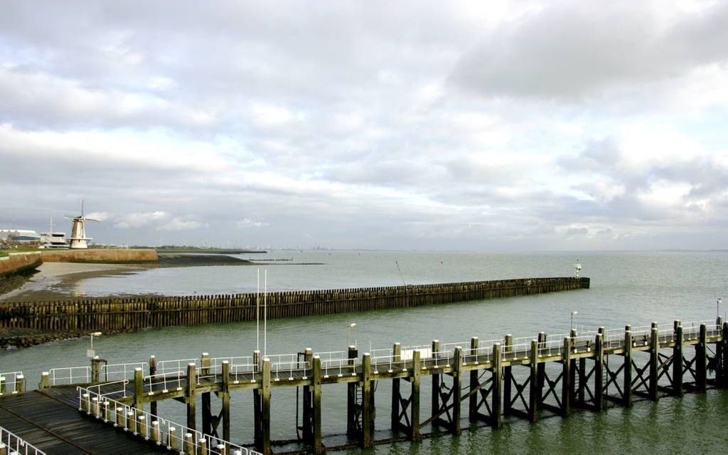 De westerschelde lag er maandagmiddag verlaten bij. beeld Jan Dirk van Scheyen