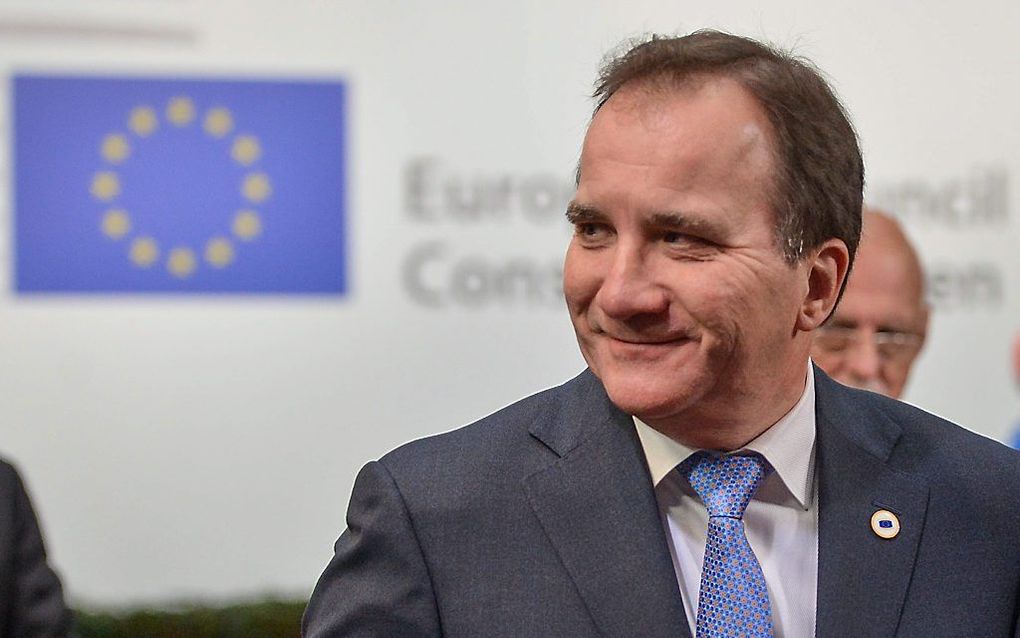 Stefan Löfven. beeld EPA