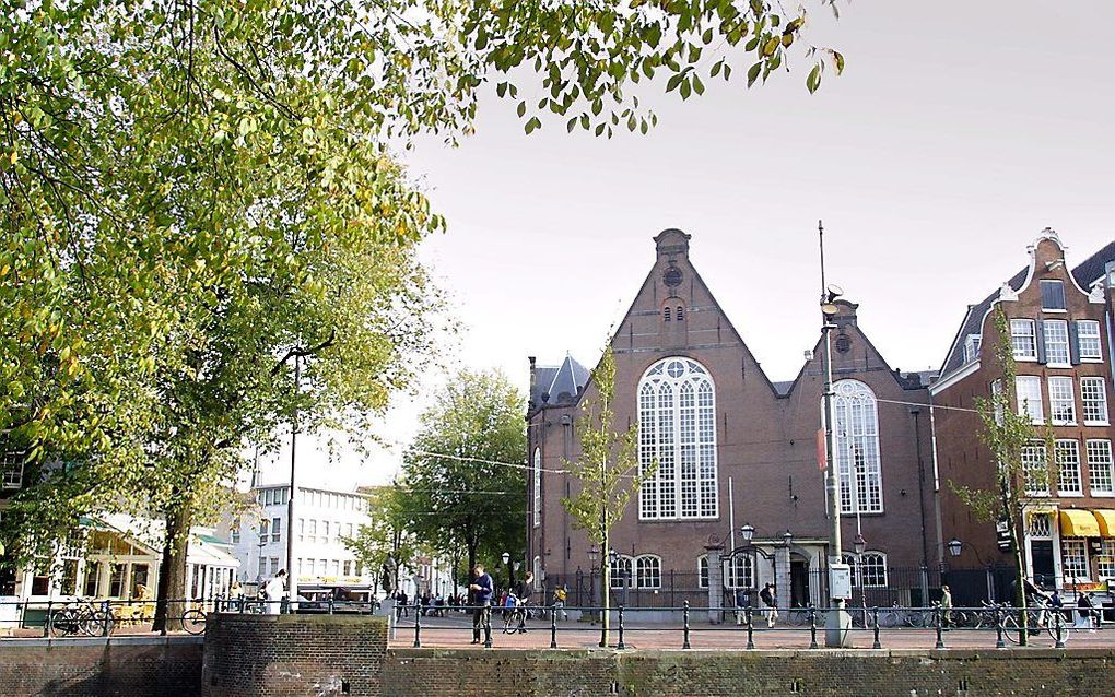 De Studentenkerk Amsterdam belegt diensten in de Oude Lutherse kerk aan het Spui. beeld RD, Anton Dommerholt