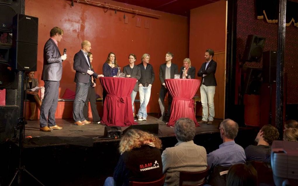 Groningse politici debatteerden gisteravond over prostitutie. beeld Sjaak Verboom