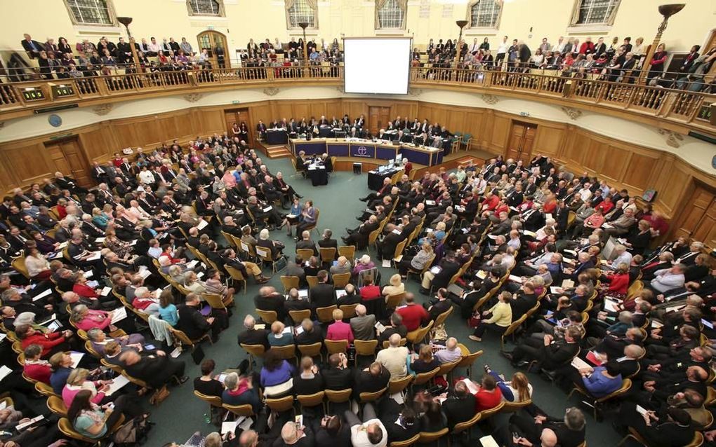 De generale synode van de Church of England in Londen in 2012. beeld Keith Blundy, Aegies Agencies