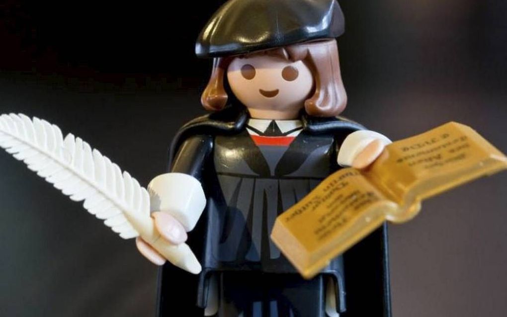 Playmobil-Luther. beeld DPA