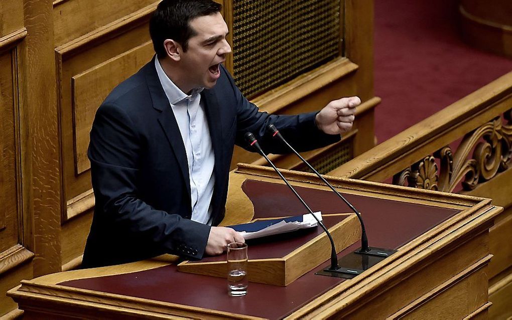 Tsipras. Beeld AFP