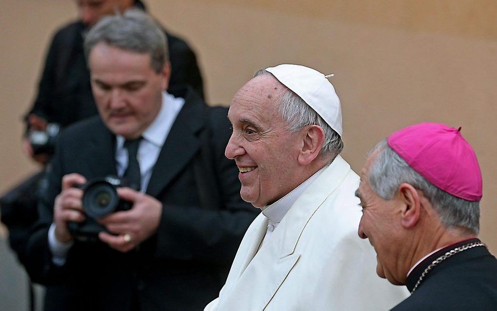 Paus Franciscus. beeld EPA