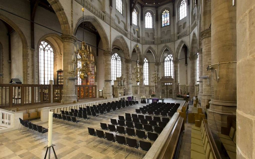 Interieur van de Laurenskerk in Rotterdam. Beeld Sjaak Verboom