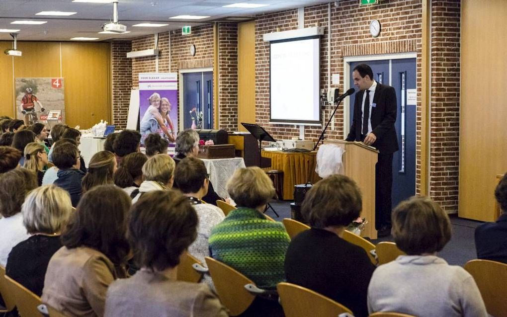 De Hervormde Vrouwenbond hield zaterdag in Elspeet een themadag over ”lessen op de levensreis”.  beeld André Dorst