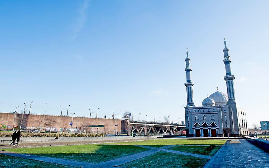 Exterieur van de Essalam Moskee in Rotterdam. beeld ANP