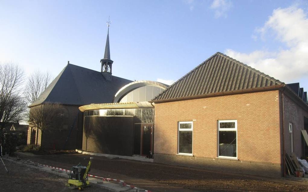 De uitgebreide dorpskerk. beeld hhg Nederhemert