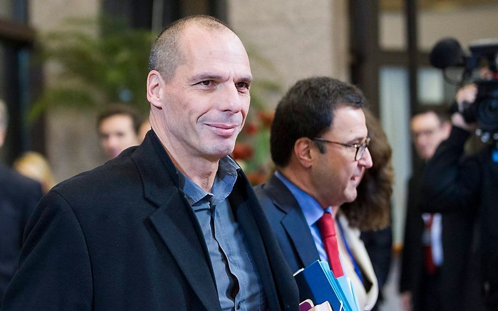 De Griekse minister van Financiën Yanis Varoufakis. beeld EPA