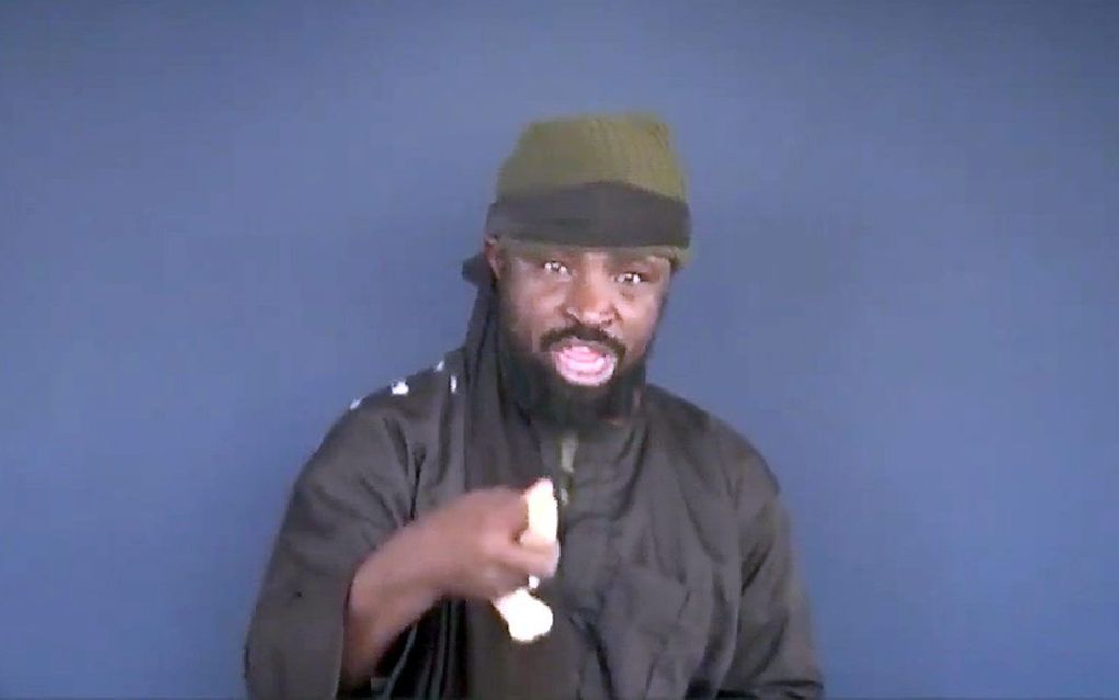 Boko Haramleider Shekau. beeld AFP