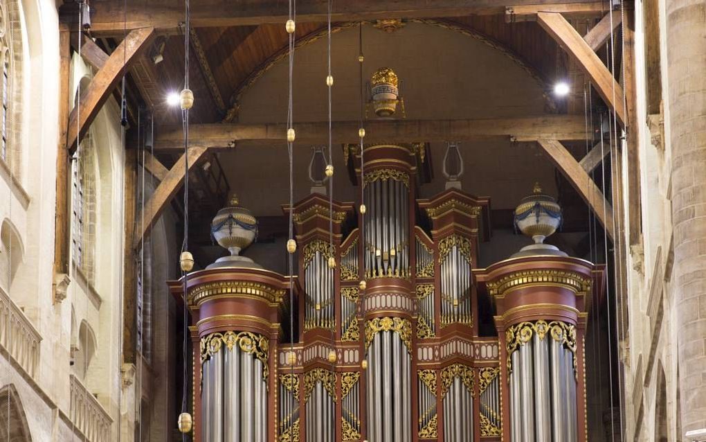 Het hoofdorgel in de Rotterdamse Laurenskerk. Beeld Sjaak Verboom