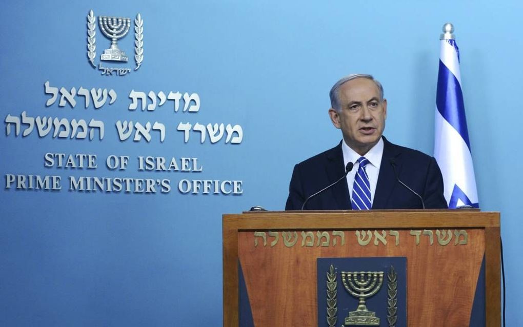 JERUZALEM. De Israëlische premier Netanyahu gaat de Amerikanen dinsdag in een toespraak tot het Congres opnieuw waarschuwen voor de nucelaire ambities van Iran. beeld EPA