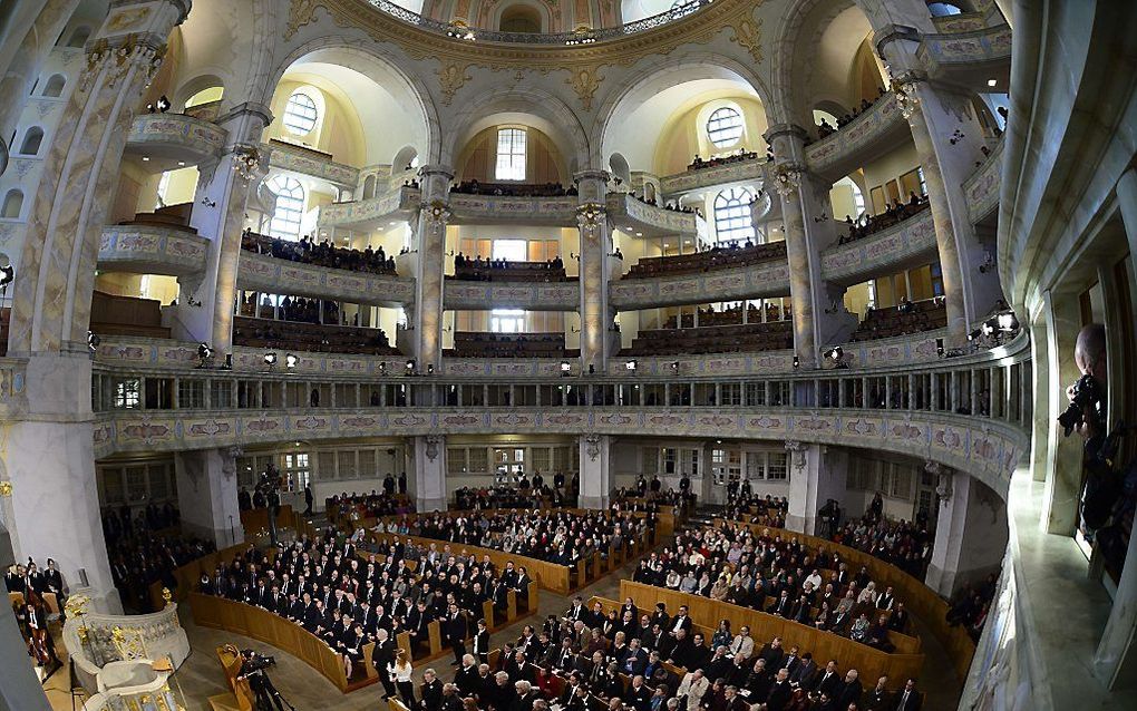 Frauenkirche in Dresden.  beeld AFP