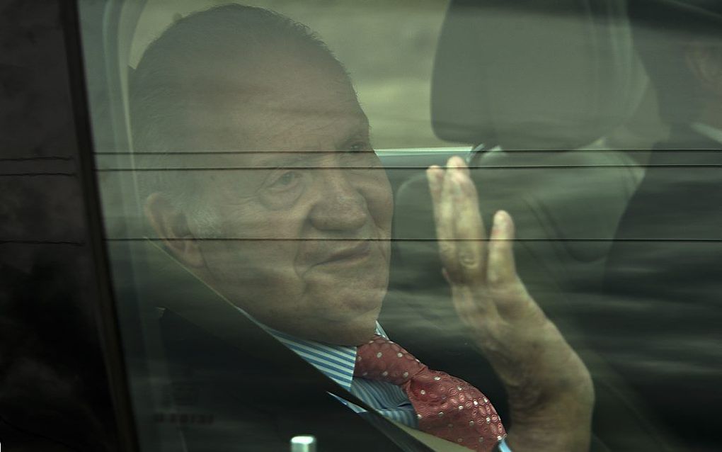 De voormalige Spaanse koning Juan Carlos. beeld AFP