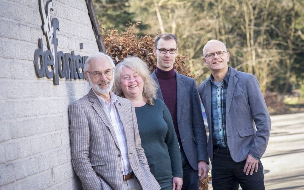 Piet Heij, Nelly Verheuvel, Bart van den Brink en Wim Faas (vlnr). beeld Niek Stam