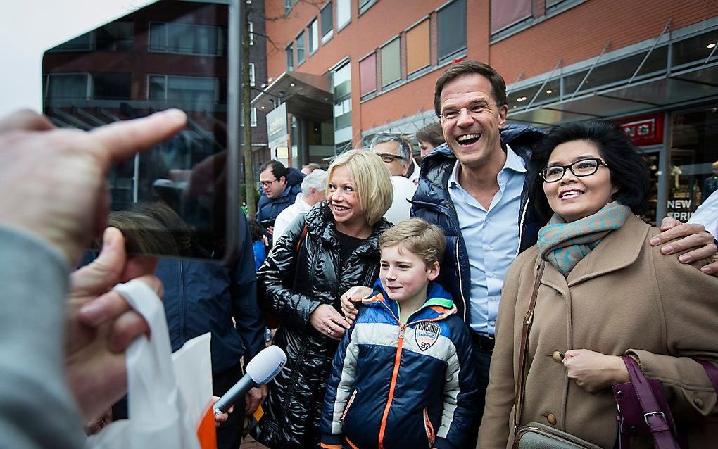 VVD-campagne in Amstelveen. Beeld ANP