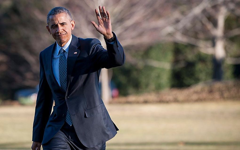 De Amerikaanse president Obama. beeld EPA