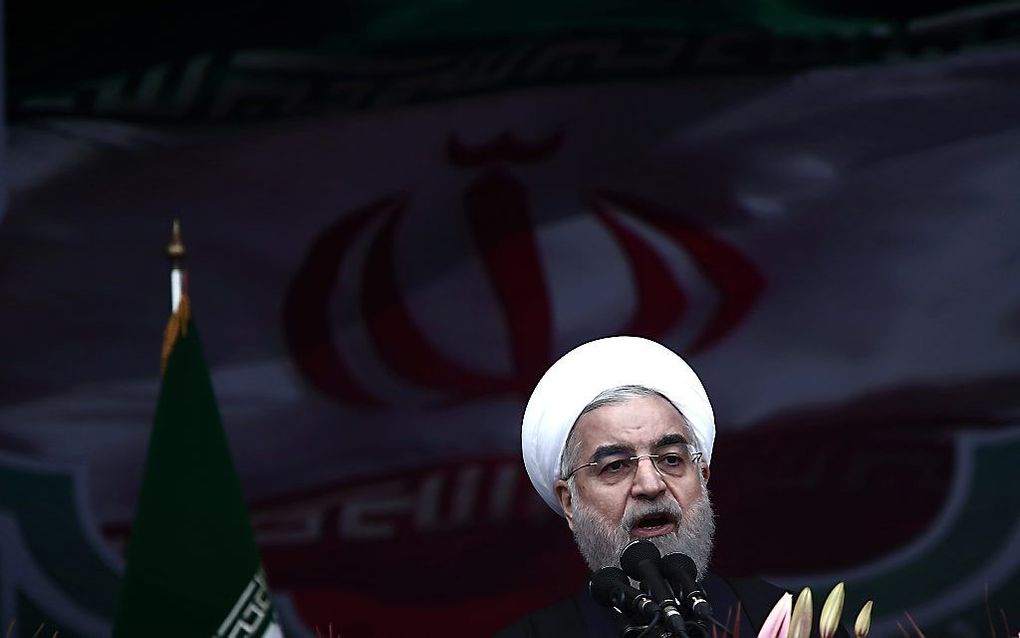 Rouhani. Beeld AFP