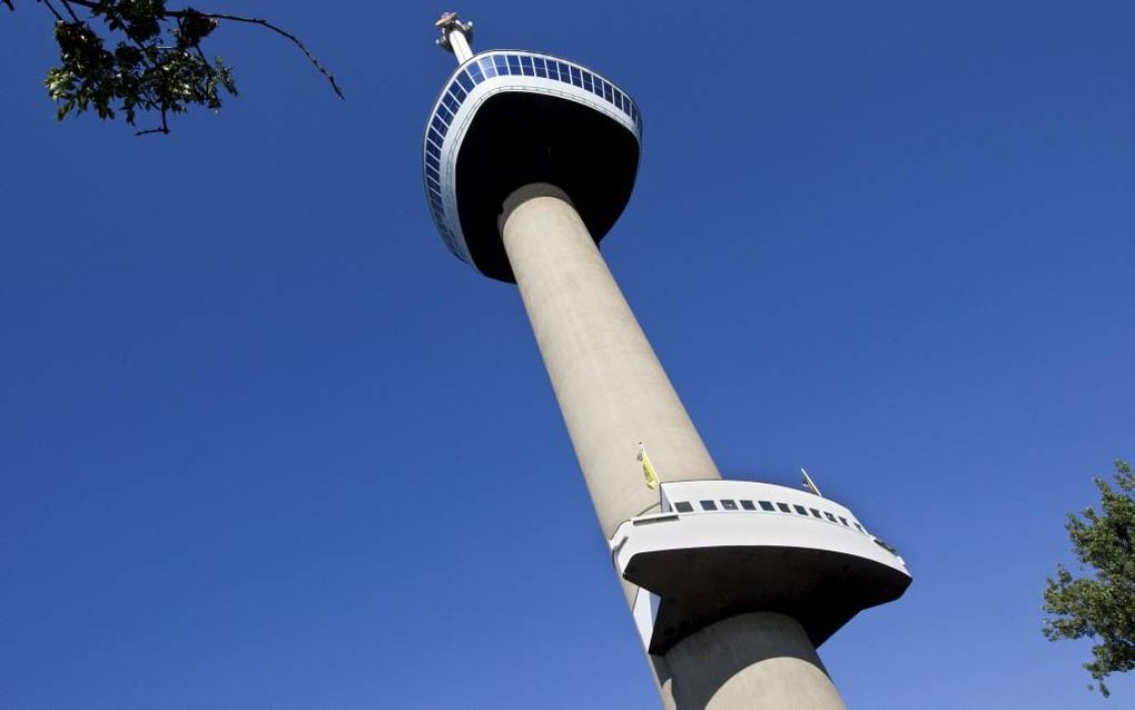 Het is woensdag 55 jaar geleden dat prinses Beatrix de Euromast in Rotterdam officieel opende. De toren werd gebouwd ter gelegenheid van de Floriade. beeld RD, Anton Dommerholt