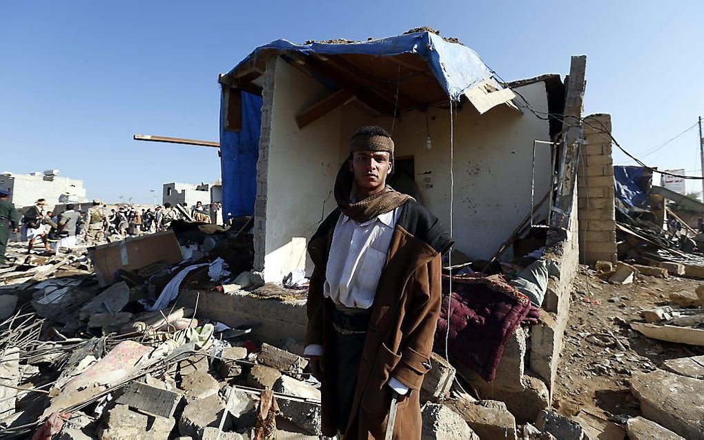 SANA'A. Militair ingrijpen in Jemen kan gemakkelijk in een regionaal conflict ontaarden. beeld EPA