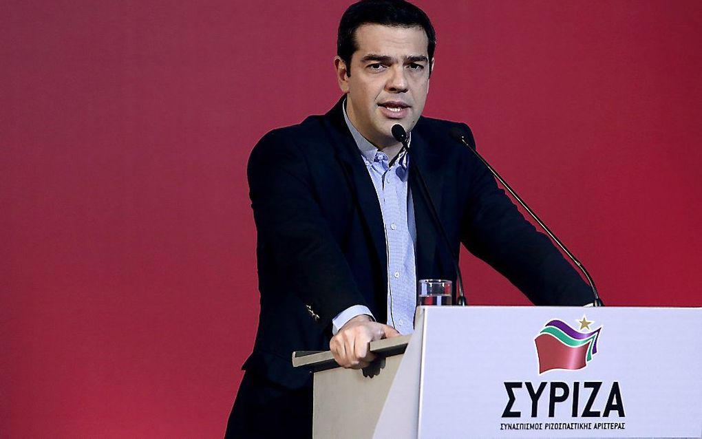 Tsipras. Beeld AFP