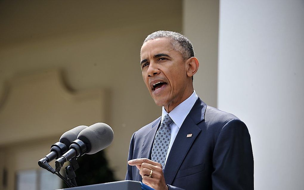 De Amerikaanse president Obama. beeld AFP