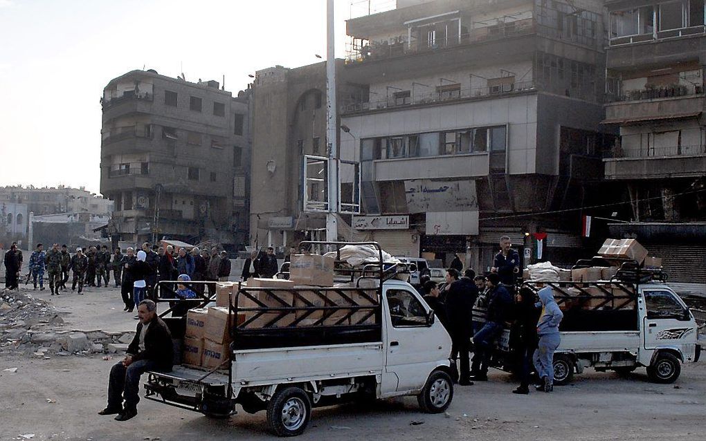 Yarmouk, januari 2014. beeld EPA