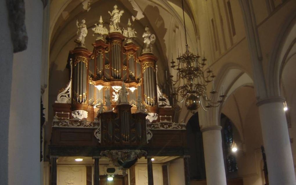 Hinszorgel in de Martinikerk in Bolsward. Beeld RD