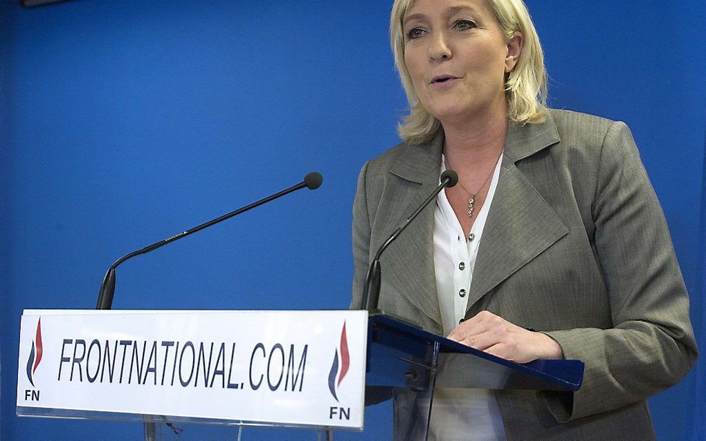 Marine le Pen. beeld AFP