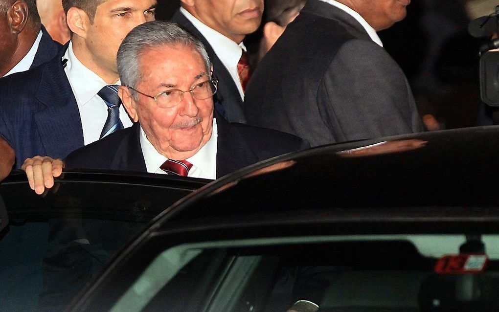 Raúl Castro. beeld EPA