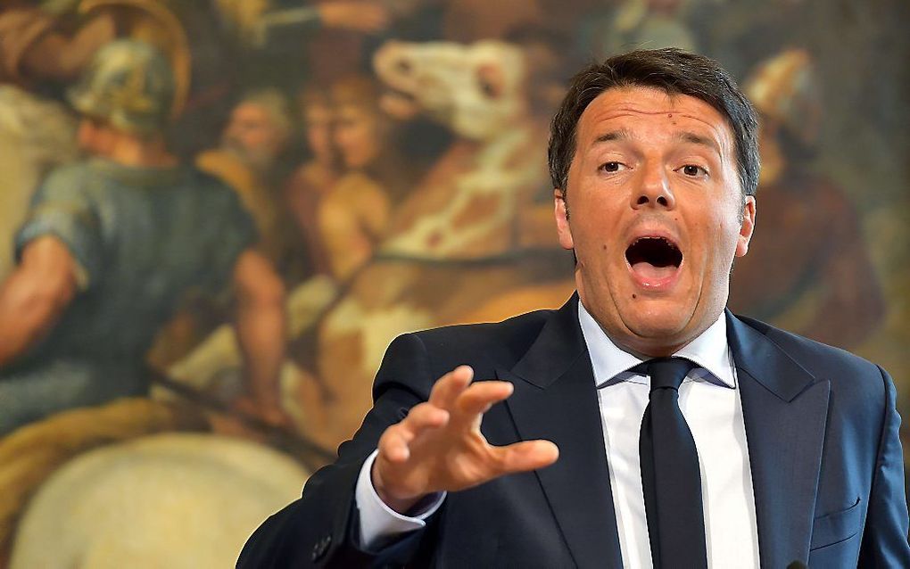 Renzi. beeld AFP