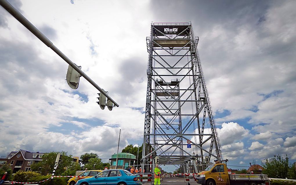 De hefbrug in Waddinxveen. Beeld ANP