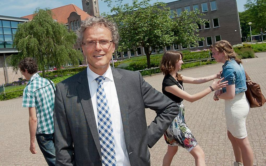 Drs. Willem de Potter, voorzitter van het college van bestuur van het Hoornbeeck College. beeld Ruben Schipper