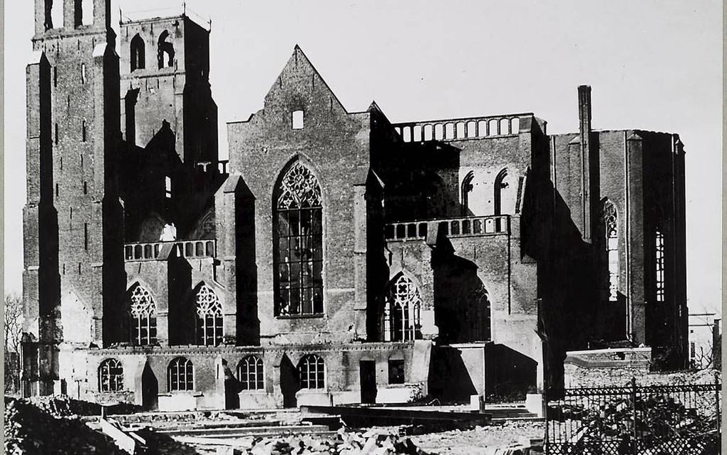 De Walburgiskerk in Arnhem. beeld Rijksdienst voor het Cultureel Erfgoed