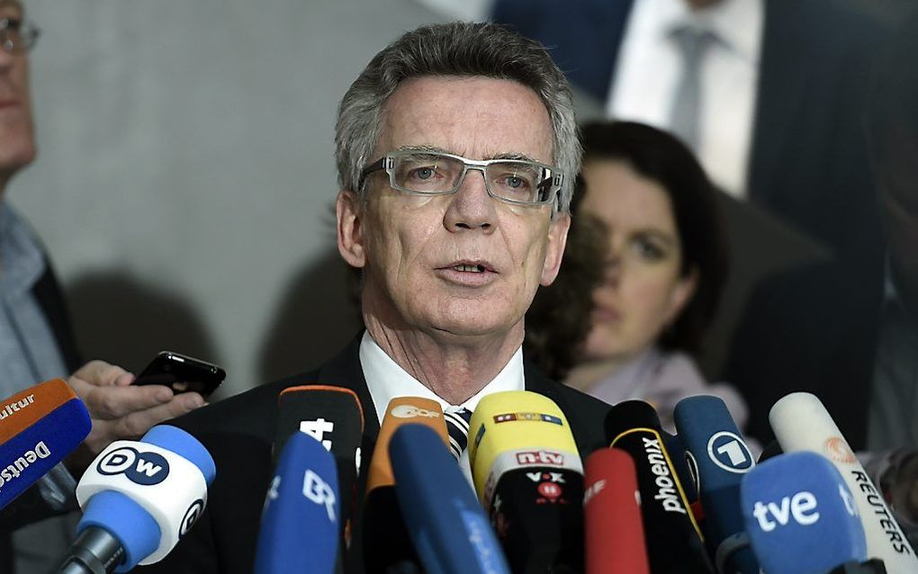 Thomas de Maiziere. beeld AFP