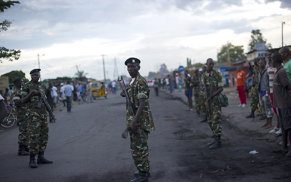 Ongeregeldheden in Burundi. Beeld AFP