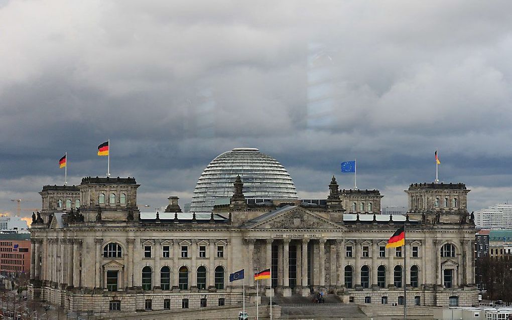 Het Duitse parlement, de Bondsdag in Berlijn. beeld AFP