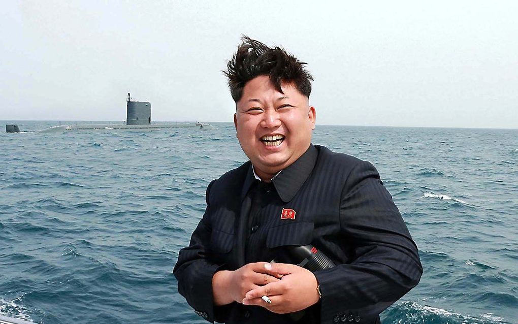 De Noord-Koreaanse leider Kim Jong-un. beeld AFP