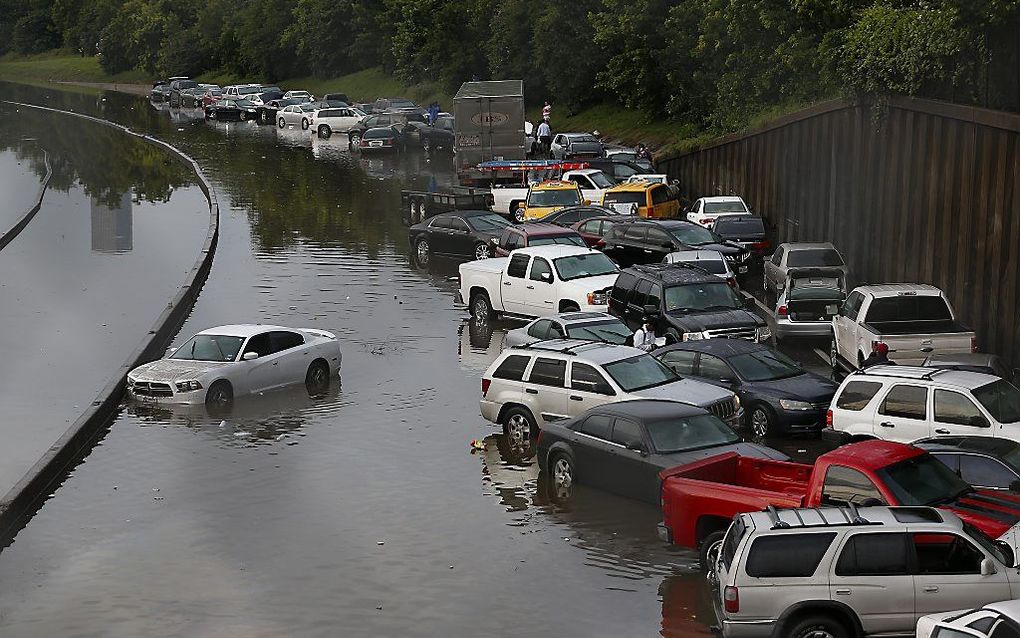 Houston, dinsdagmiddag. Beeld AFP