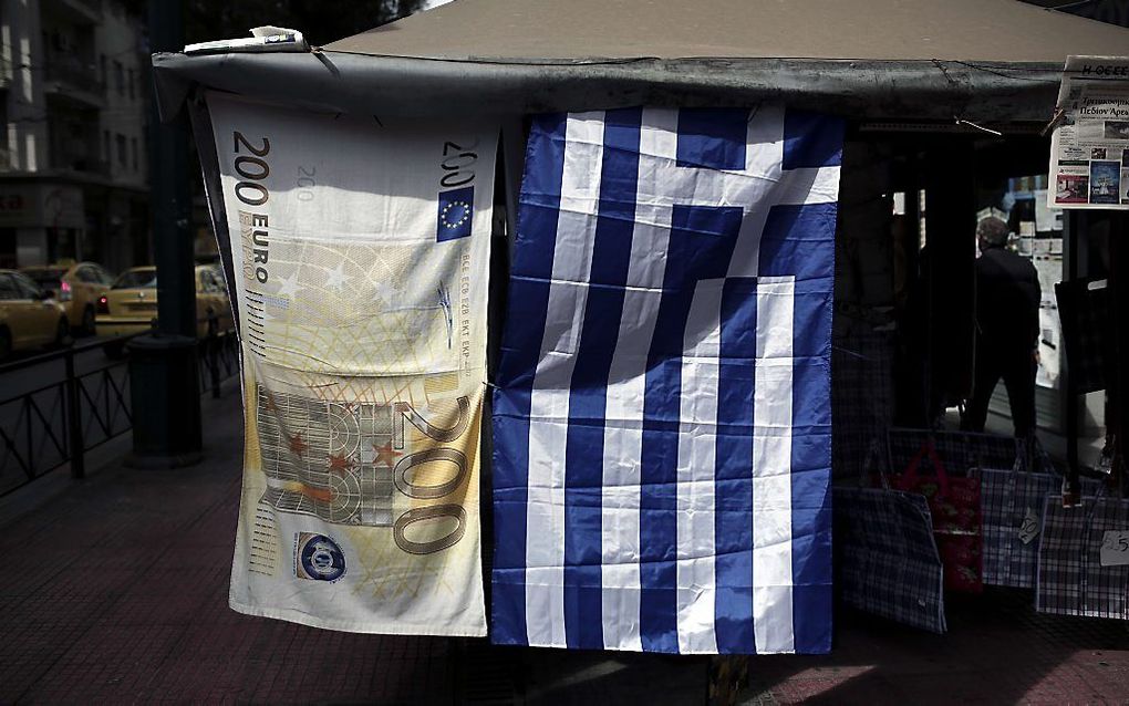 Kiosk in Athene. Beeld AFP