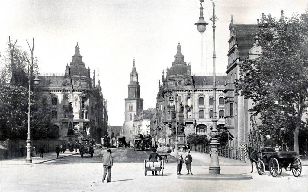 De herinneringen aan zijn kindertijd in Berlijn kregen een geweldige betekenis en diepgang voor Walter Benjamin. Foto: Berlijn rond 1900. beeld Wikimedia